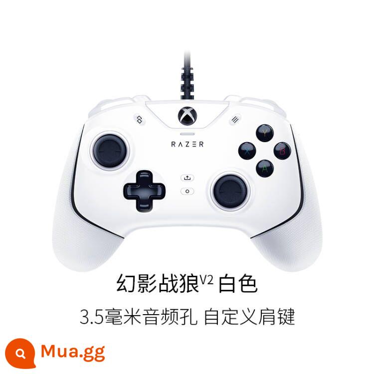 Razer Razer Phantom Wolf V2 Máy Tính PC Tương Thích Trò Chơi TV Thích Hợp Cho Máy Chủ XBOX White Symphony RGB Tay Cầm Cơ Có Dây - Phantom Wolf V2 (màu trắng)