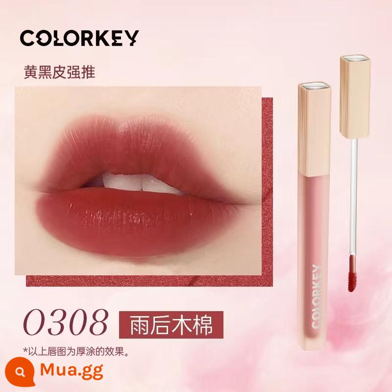 Colorkey Kelaqi Tanabata Giới Hạn Son Men Hoa Hồng Nhỏ Hộp Quà Lễ Tình Nhân Nhung Son Môi Gương Son Bóng - [Dung Dưỡng Môi Water Mist] O308 hai chiếc