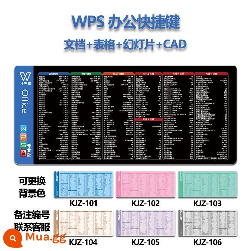 Văn phòng WPS văn phòng công thức hàm Excel siêu lớn Bàn di chuột PS CAD Word Phím tắt PPT Daquan - WPS+CAD