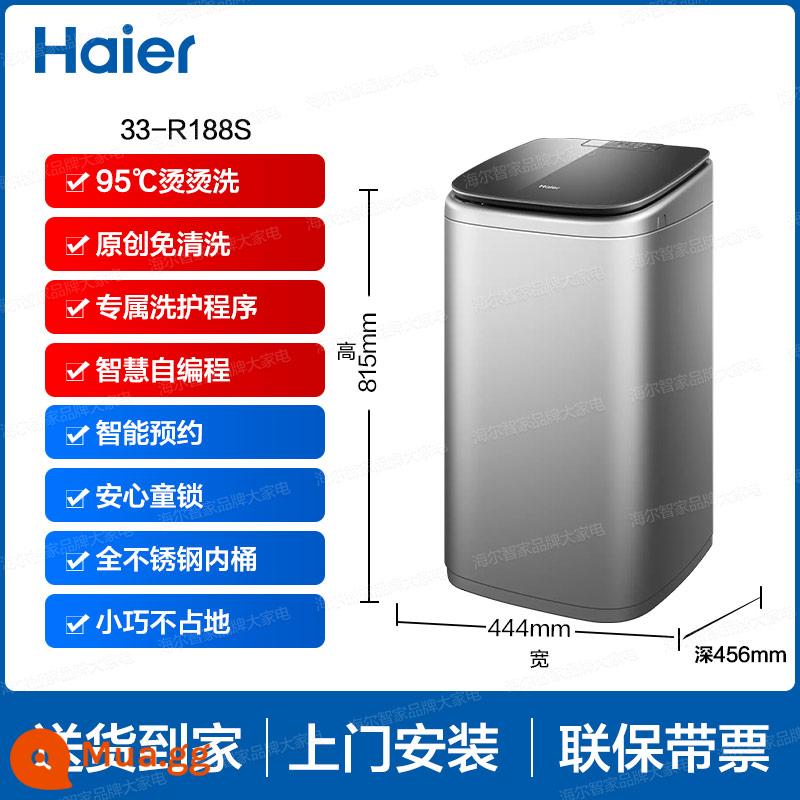 Máy giặt Haier 3,3kg Bánh xe sóng nhỏ Nhỏ đầy đủ tự động cho bà mẹ và trẻ sơ sinh Trẻ em chuyên dụng triệt sản MBM33-R188S - [3,3kg] MBM33-R188S không sạch