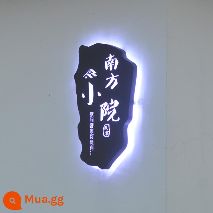 Creative Hollow Light Box Display Display Thương hiệu Iron Iron Outdoor Door Dấu hiệu tùy chỉnh LED Đèn lùi ký tự - 60*80cm