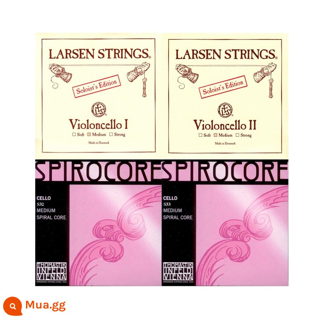 Larsen Larsen A/D String+Thomamatik Spirocore G/C Strine String String - Bộ chuỗi quảng cáo Solo Larsen S32S33