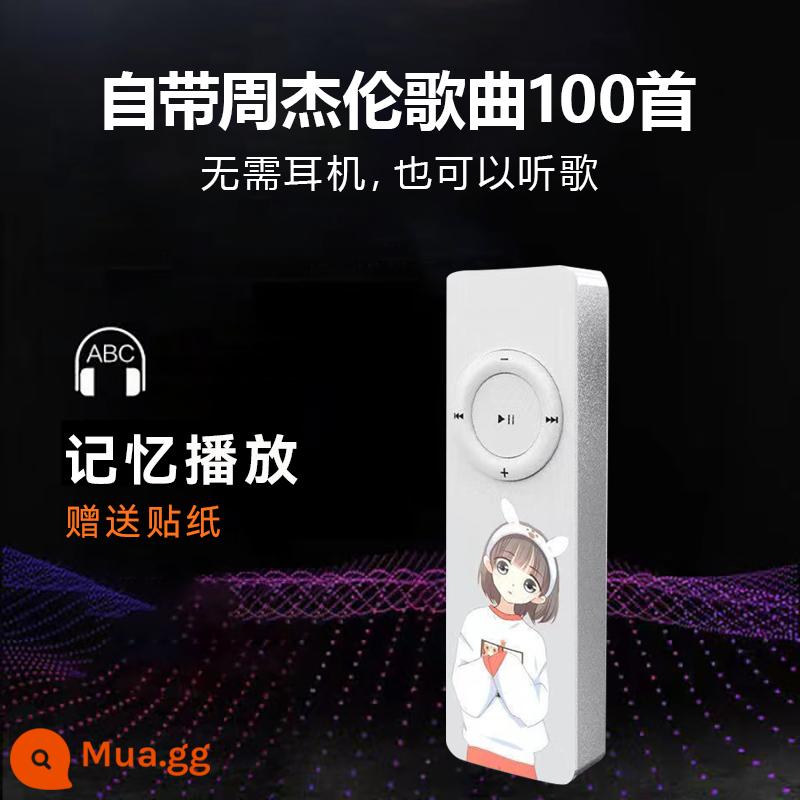 [Tik Tok Kuaishou Hot Songs] MP3 Walkman Mini Học Tiếng Anh Nghe Nhạc Di Động - Phiên bản phát lại của Girls [đi kèm tai nghe + cáp sạc] kèm theo các bài hát của Jay Chou