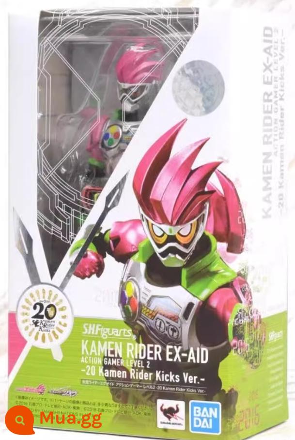 Chính hãng Bandai shf Kamen Rider 01 điện bay hay người U baa châu chấu nhảy cao tạo thành điểm mới - Kamen Rider Exaid phiên bản kỷ niệm 20 năm