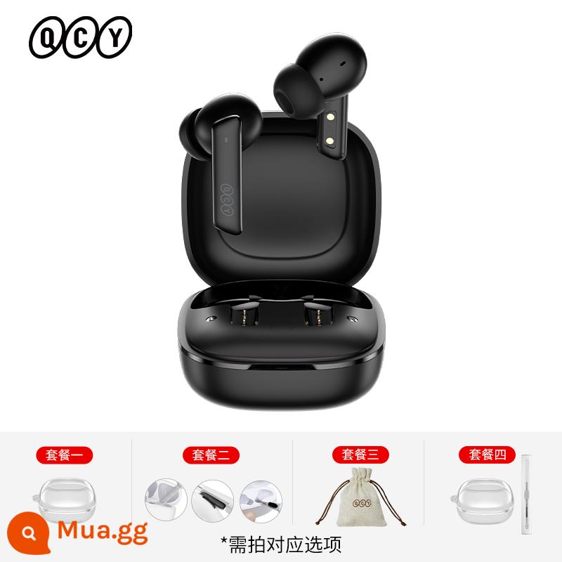 QCY MeloBuds ANC True Wireless Chủ động khử tiếng ồn Tai nghe Bluetooth Gọi trong tai Thời lượng pin chờ dài - nửa đêm đen