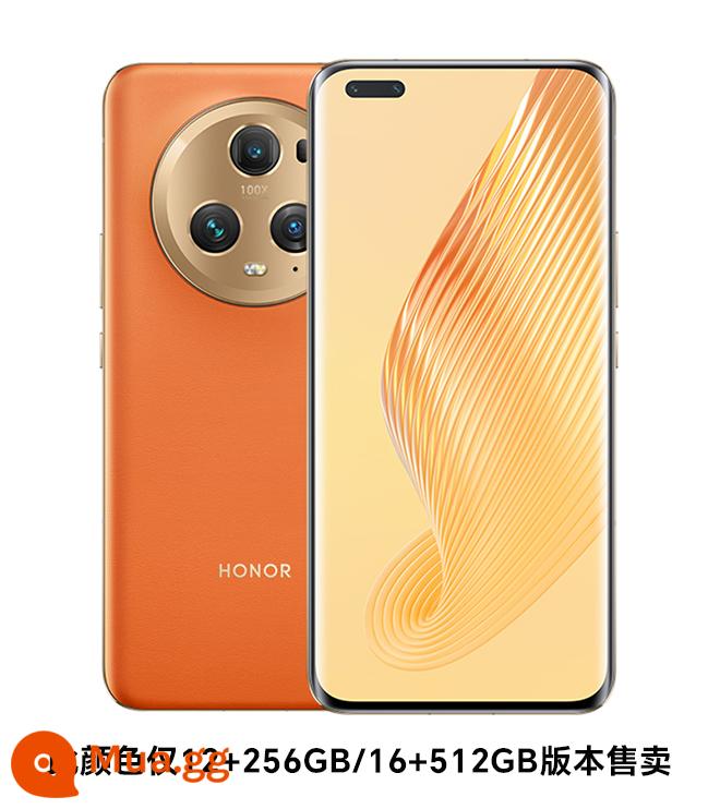 [Trang web chính thức] HONOR/Honor Magic5 Pro Điện thoại di động 5G Qualcomm Snapdragon 8Gen2/Honor Qinghai Lake Pin 5450mAh/Hệ thống treo Streamline Four Màn hình cong Cửa hàng Flagship chính hãng - Cam cháy (da chay)