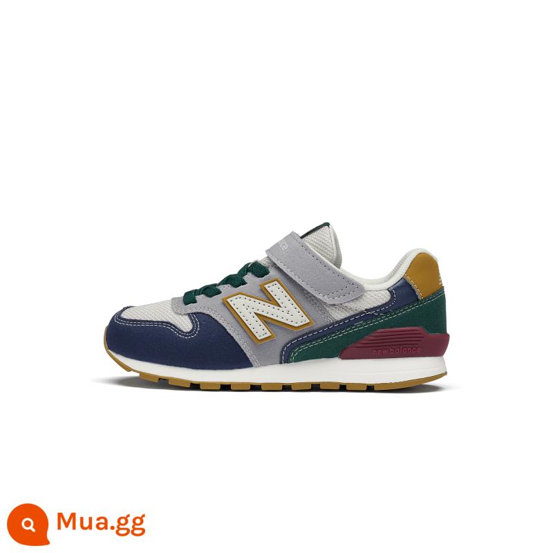 Giày New Balance NB Chính Hãng Trẻ Em 4~14 Tuổi Bé Trai Bé Gái Mùa Thu Lưới Thể Thao Nhẹ 996 - Xám/hải quân/xanh YV996JO3