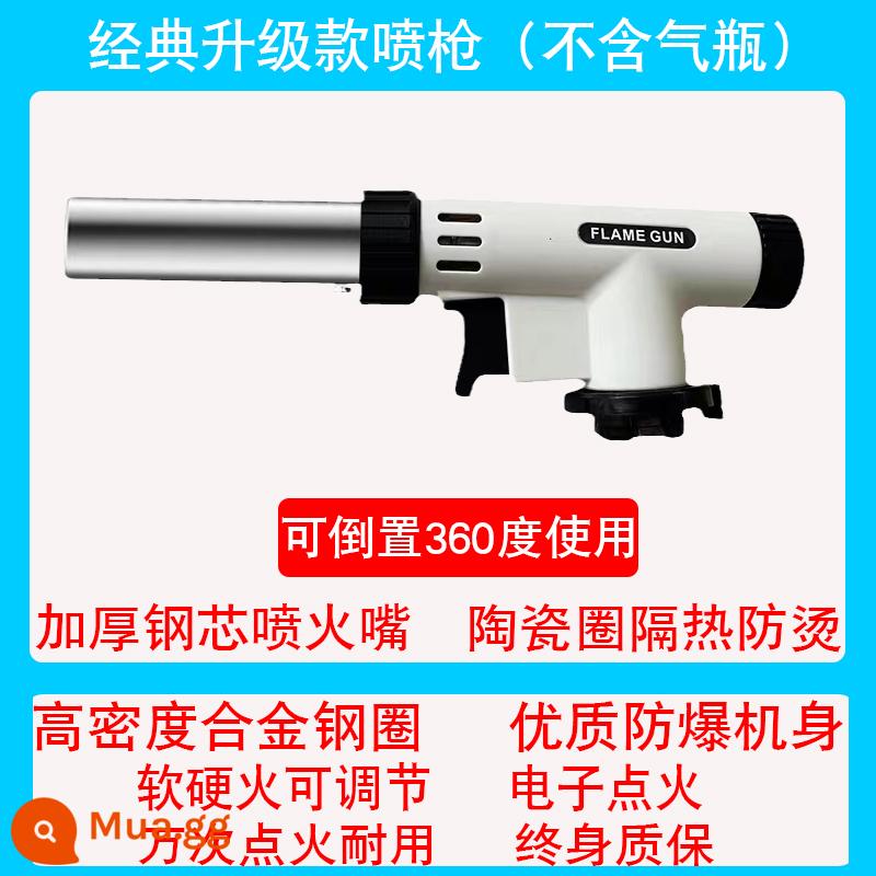 Lò băng cassette bình gas chung gas bình gas cassette fire gun cầm tay đánh lửa đốt heo lông hàn súng rang súng ngoài trời - 1 súng phun có thể nâng cấp riêng và có thể đảo ngược