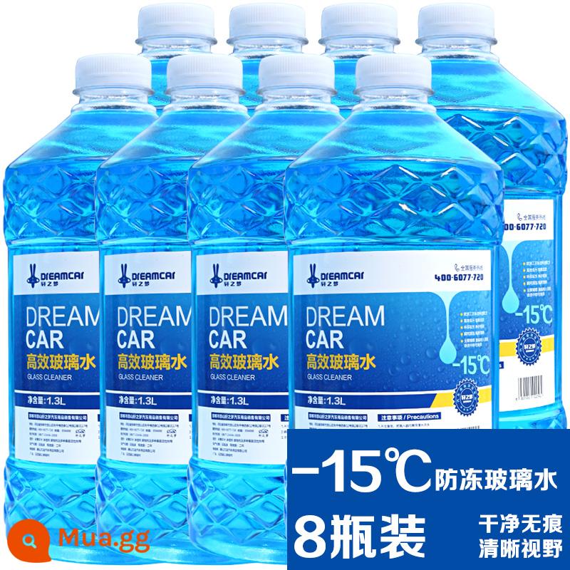 12 chai và 1 hộp nước kính chống đông mùa đông ô tô -15 -25 -40 nước gạt nước đa năng bốn mùa - -15 độ chống đông loại 8 chai (dùng trên -15 độ)