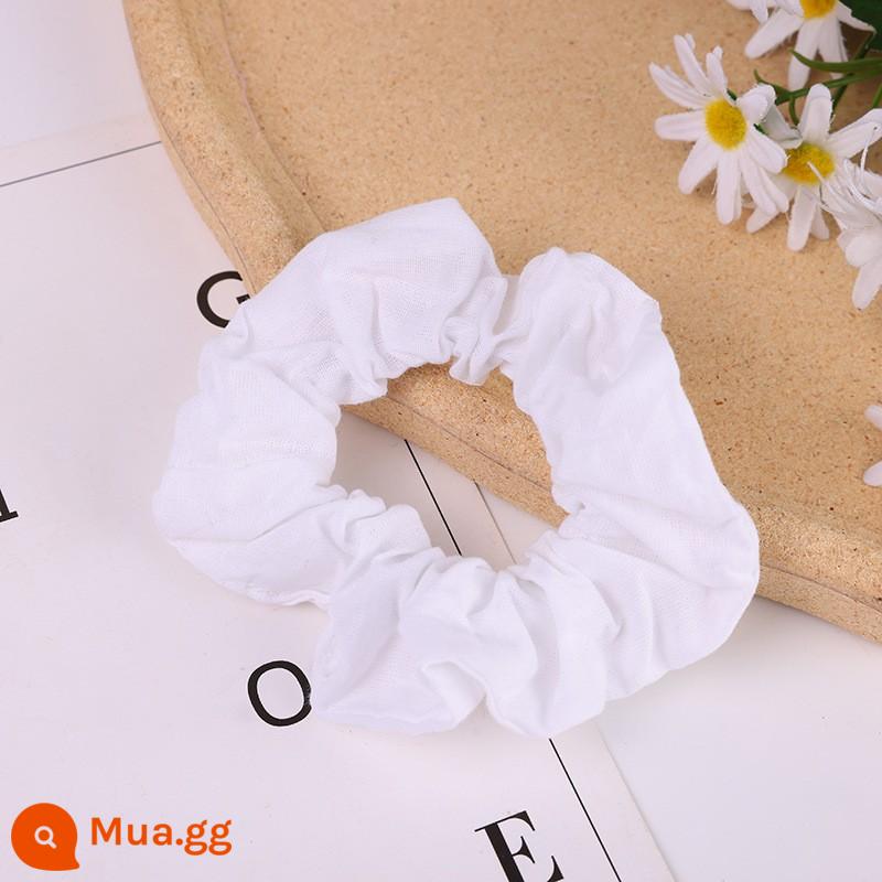 Lemeng dây buộc thuốc nhuộm handmade tự làm dụng cụ chất liệu gói áo thun trẻ em lạnh nhuộm quần áo nhuộm sắc tố 8 màu - Dây buộc tóc cotton [2 chiếc]