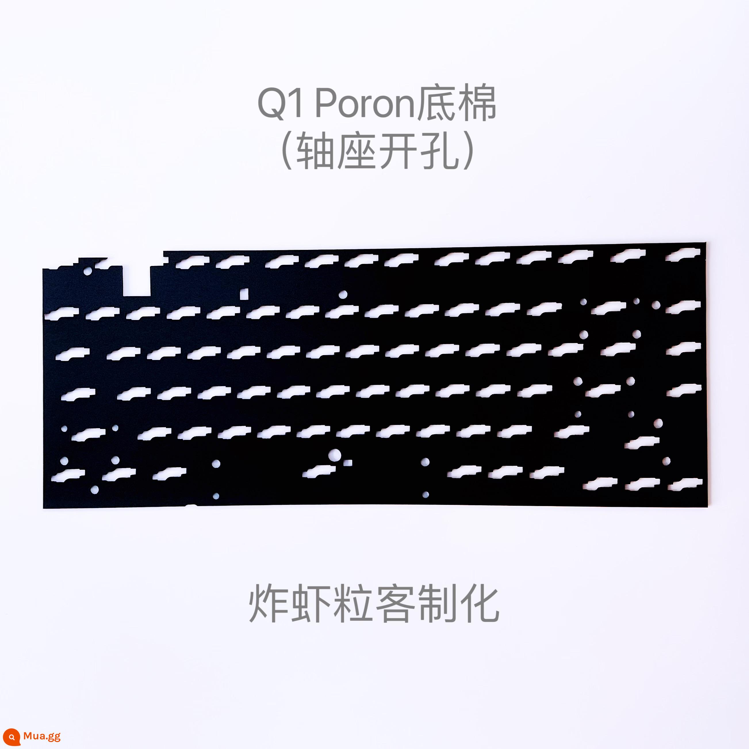 Gói âm thanh đặc biệt Keychron/Qi Chuang Q1 Bông sandwich Inoue Poron, đệm trục ixpe, bông đáy - ④Q1 đặc biệt (Bông trục Poron) Rogers Inoue chính hãng