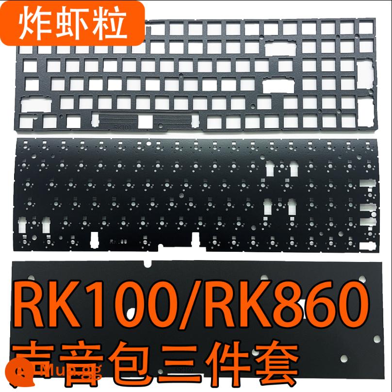 RK61/68/84/860/98 Bông chuyên dụng Rogers Inoue Poron Sandwich, Thảm trục, Thảm trải sàn - Bộ ba mảnh đặc biệt dành cho RK860/RK100, bông kẹp dưới trục