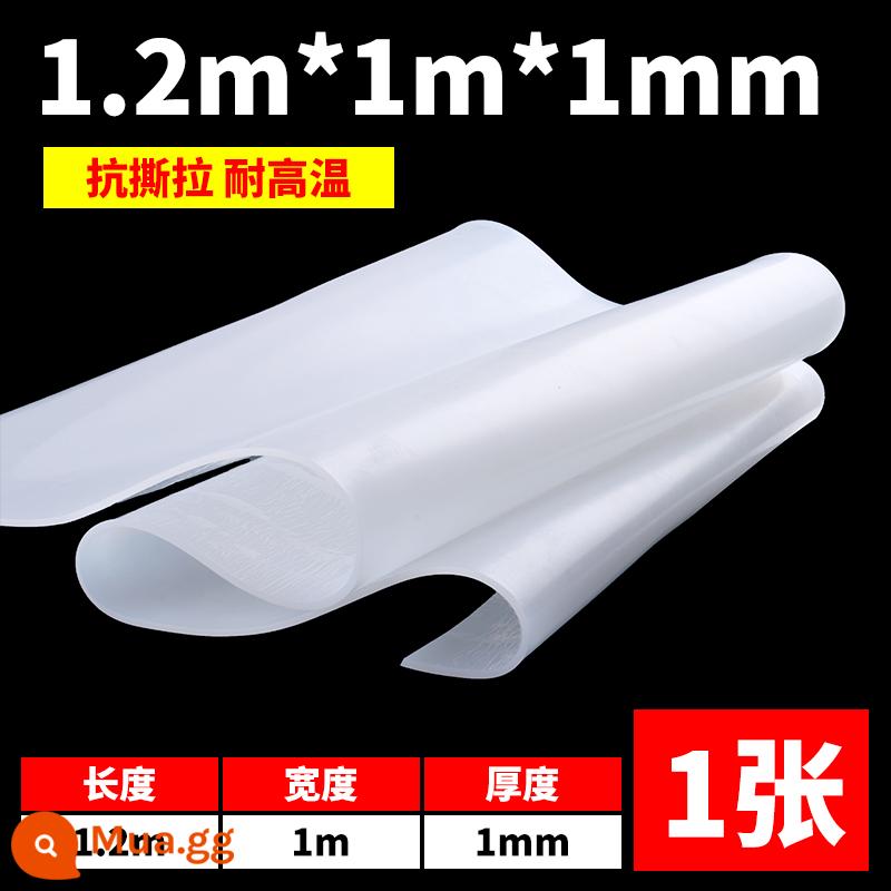 Tấm cao su silicon cao su chịu nhiệt cao su chống sốc đệm đệm đệm silicon gia công cao su silicon dày 3/5/10mm độ đàn hồi cao - 1,2m * 1m * 1mm