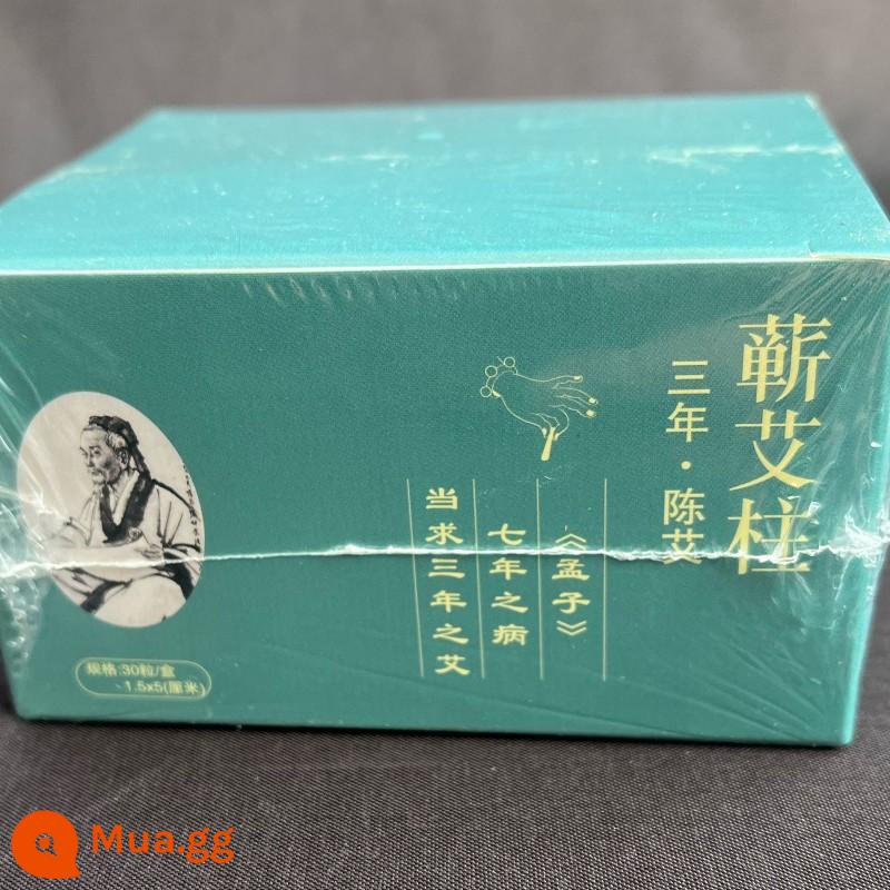 Gối đốt cát tím, thiết bị đốt đáy chậu, lọ, túi đựng vật lý trị liệu cột sống cổ đặc biệt cầm tay, túi chườm nóng không khói hỗ trợ giấc ngủ, sử dụng tại nhà - Ngải cứu nguyên chất ba năm Qichun 30 rễ [size 1,5 * 5cm]