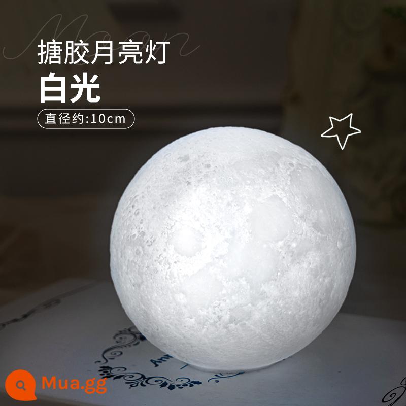 ĐÈN LED Dây Đồng Ánh Sáng Chuỗi Ánh Sáng Nút Pin Ánh Sáng Chuỗi Ánh Sáng Làm Bánh Trang Trí Sắp Xếp Sáng Tạo Trang Trí Bánh Hâm Nóng Ánh Sáng - Đèn trăng vinyl màu vàng chanh ánh sáng trắng