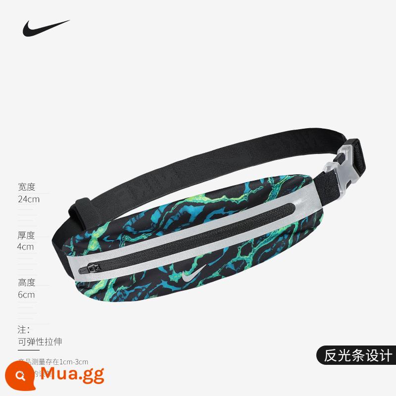 Nike Nike Sports Running Pocket Trọng lượng nhẹ Phụ kiện nam và nữ Key Change Túi nhỏ Túi điện thoại di động DR5199 - Sóng nước xanh CN0231-974