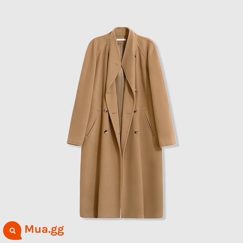 UNICA/Town Store B đánh bại VtgMaxm*ra Cổ Số 001 Sưu Tập Áo Khoác Len Cashmere Áo Khoác Nữ Thu Đông - [Lạc đà cổ điển]