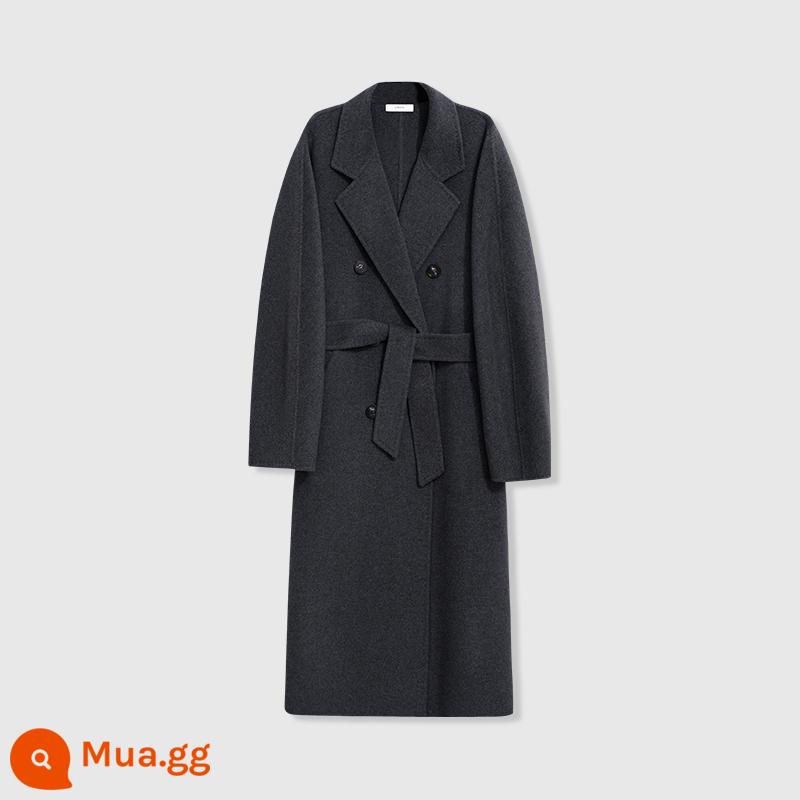 UNICA/Đẩy mạnh B đánh bại cổ điển vĩnh cửu Madame_ Áo khoác len cashmere mịn kéo sợi tùy chỉnh Áo choàng khăn Manhattan - [Tro khói cấp độ Peng] Phiên bản len cashmere