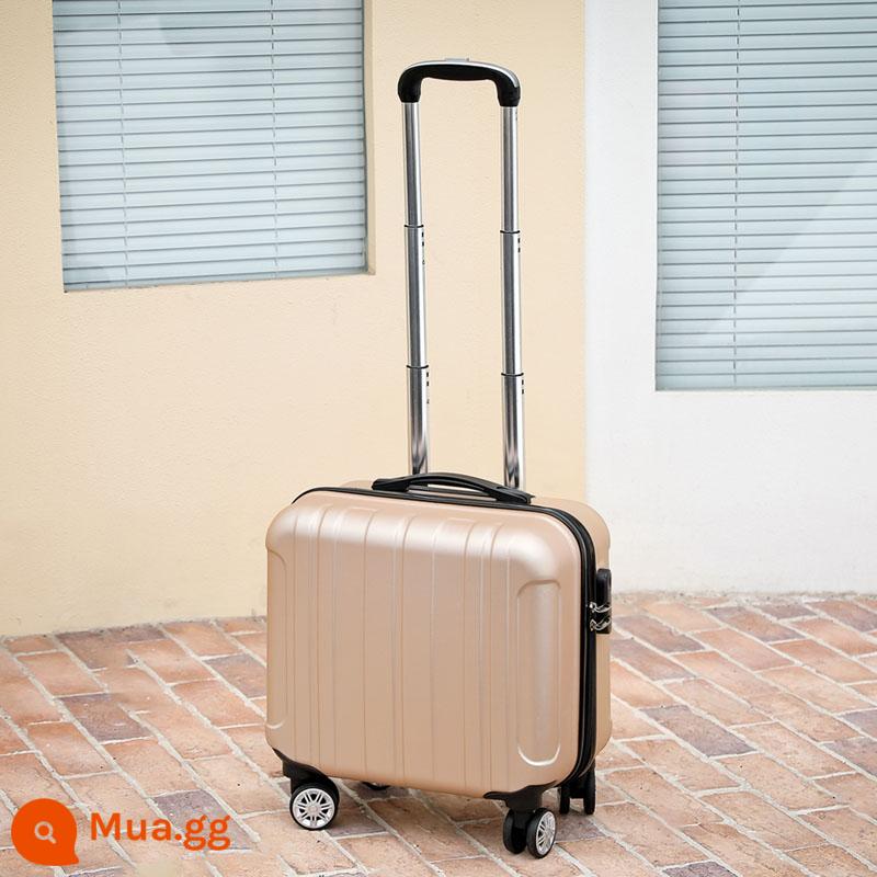 Nội Trú 18 Inch Lưới Đỏ Ins Vali Nhỏ Nhỏ Nữ Đa Năng Bánh Xe Đẩy Trường Hợp Nam Ánh Sáng Mật Khẩu Vali - Lạc đà [Chắc chắn và cổ điển]