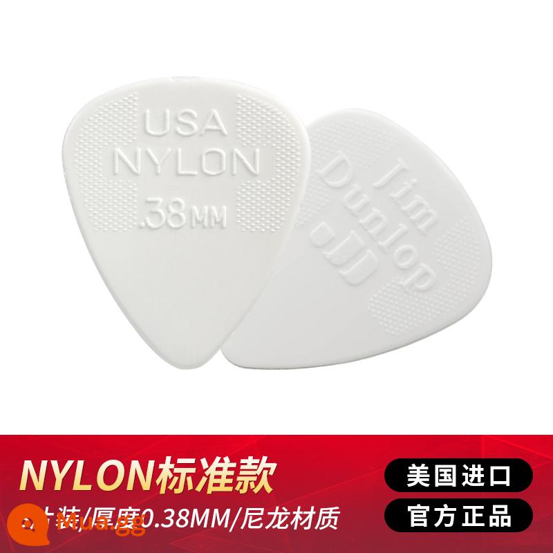 Gắp đàn Dunlop nhiều mảnh chính hãng Đàn guitar điện Dunlop gắp đàn lò xo chống trượt cao cấp nylon gắp ngón tay cái - 0,38mm * 3 miếng