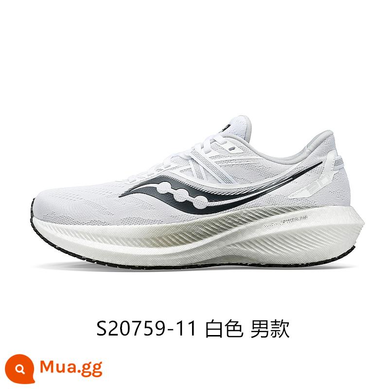 Saucony Saucony giày chạy bộ mới TRIUMPH Victory 20 đệm giày thể thao giày chạy bộ thoáng khí - S20759-11 Trắng [Nam]