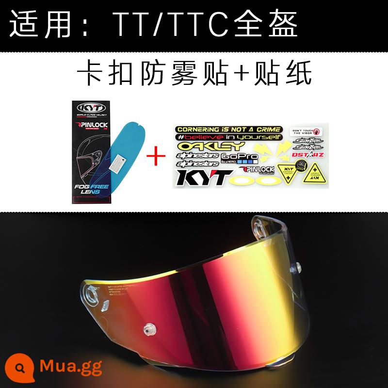 kyt k2 ttc nfr nx nz đầu máy mũ bảo hiểm đầy đủ kính siêu cha thảm sát Marvel miếng dán chống sương mù - TT Aurora Red + miếng dán chống sương mù đặc biệt (dùng cả ngày lẫn đêm)