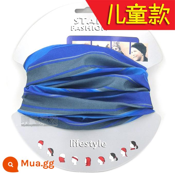 Trẻ em du lịch thể thao ngoài trời cưỡi ma thuật yếm set mặt nạ khăn turban thoáng khí chống gió chống nắng lạnh - Size trẻ em 48 chu vi 42cm