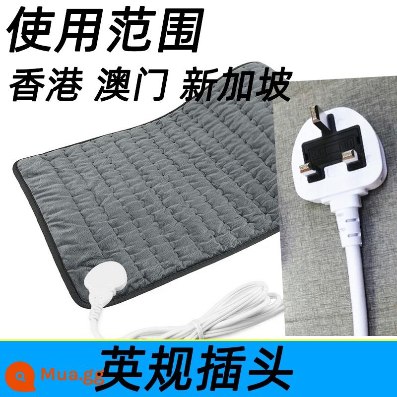 Thắt lưng nén nóng sưởi ấm vật lý trị liệu làm ấm eo phụ nữ sưởi điện hồng ngoại xa sưởi ấm chăn sức khỏe ấm lên eo hiện vật - Được sử dụng ở Hồng Kông và Macao, kích thước lớn theo tiêu chuẩn Anh 76 * 40cm