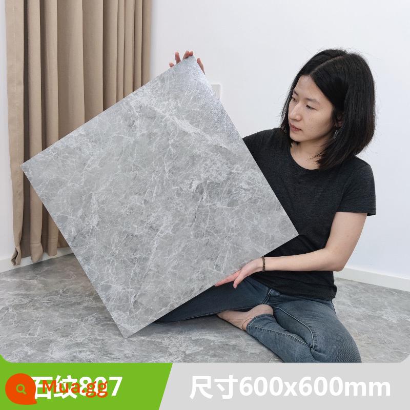 800x800 kích thước lớn sàn dán tự dính sàn PVC sàn da xi măng dán sàn dày chịu mài mòn tầng - Mẫu đá 807 5m2/mảnh