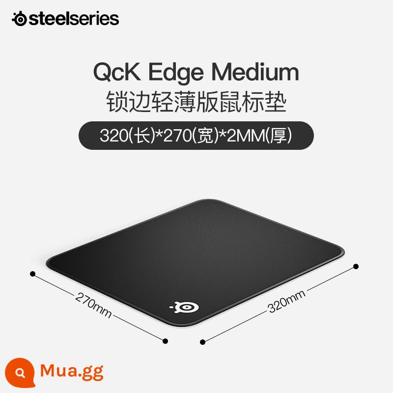 steelseries Serui qck series điện cạnh tranh game pad chuột chuyên nghiệp bề mặt nhẵn bề mặt mịn bề mặt khóa cạnh dày - Khóa cạnh QCK Edge M 320*270*2mm