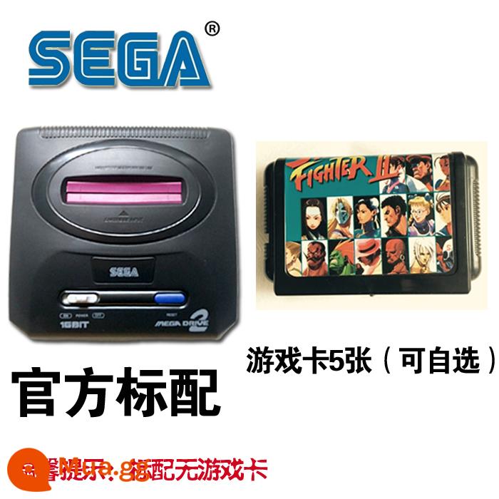 Miễn Phí Vận Chuyển MD Máy Chơi Game Sega 16-bit Tay Cầm Chơi Game Máy Sega 2 Thế Hệ Thẻ Đen Máy Chơi Game Hậu thập Niên 80 Nỗi Nhớ - Sega thế hệ thứ 2 + 5 thẻ - tùy chọn