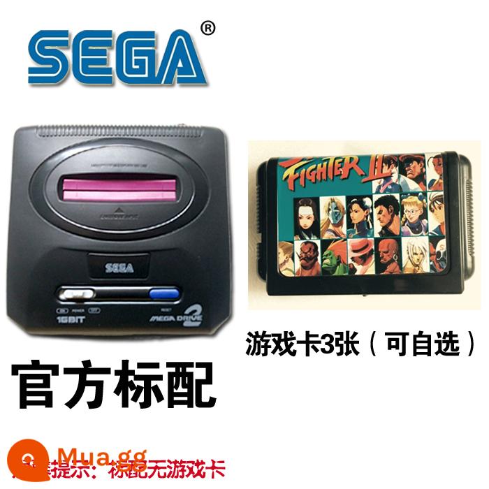 Miễn Phí Vận Chuyển MD Máy Chơi Game Sega 16-bit Tay Cầm Chơi Game Máy Sega 2 Thế Hệ Thẻ Đen Máy Chơi Game Hậu thập Niên 80 Nỗi Nhớ - Sega thế hệ 2 + 3 thẻ - tùy chọn