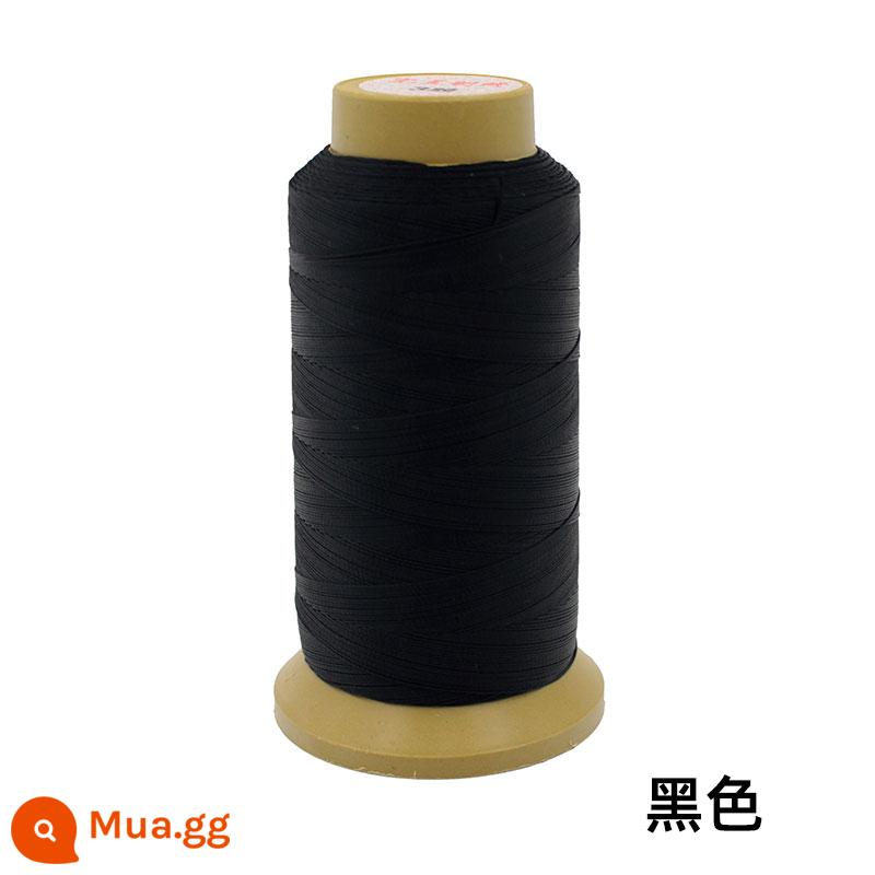 Máy may chủ đề hộ gia đình lớn cuộn da sợi handmade sợi nylon cường độ cao lụa màu sáng sợi tơ jeans sợi dày - Đen 210-D3