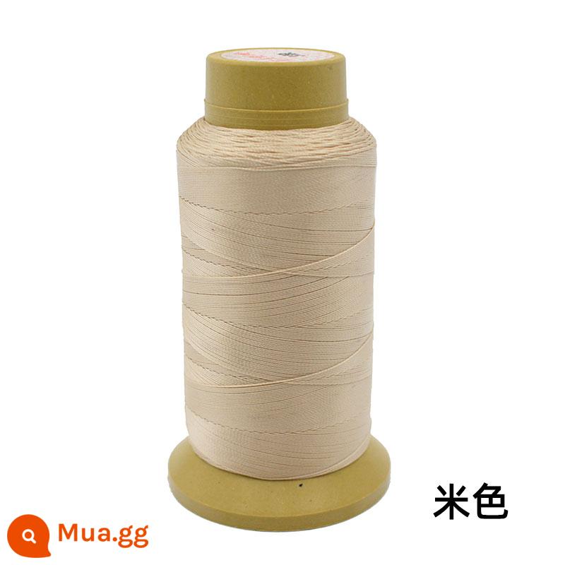 Máy may chủ đề hộ gia đình lớn cuộn da sợi handmade sợi nylon cường độ cao lụa màu sáng sợi tơ jeans sợi dày - Màu trắng nhạt 210-D3