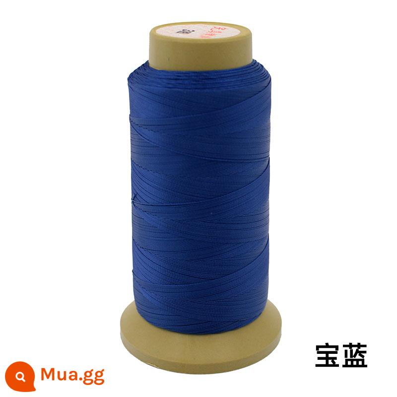 Máy may chủ đề hộ gia đình lớn cuộn da sợi handmade sợi nylon cường độ cao lụa màu sáng sợi tơ jeans sợi dày - Màu xanh hoàng gia 210-D3