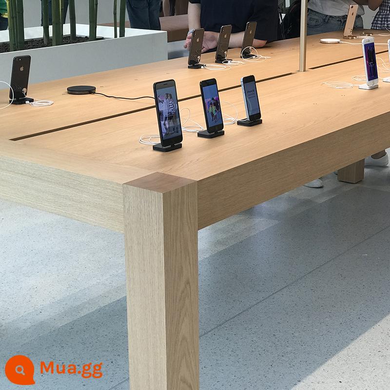 Sơn bàn trải nghiệm Apple vân gỗ Tủ phụ kiện điện thoại di động Nakajima Bàn trải nghiệm apr mono toàn bộ cửa hàng tủ trưng bày tùy chỉnh - Trải nghiệm nền tảng tùy biến cao cấp liên hệ với dịch vụ khách hàng