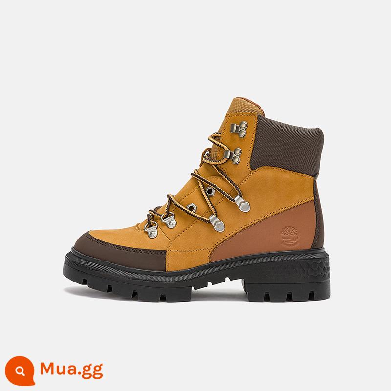 Timberland Giày Nữ Chính Hãng Timberland 22 Mùa Thu Mới Giày Leo Núi Ngoài Trời Ống Giữa Nhỏ Chống Thấm Nước | A5VB4 - A5VB4W/màu lúa mì