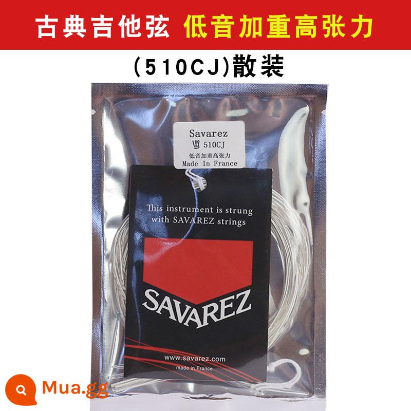 Dây đàn guitar cổ điển Savarez Savarez AJ sợi carbon 500CR độ căng trung bình 510AJ độ căng cao 500CJ - Độ căng cao số lượng lớn 510CJ