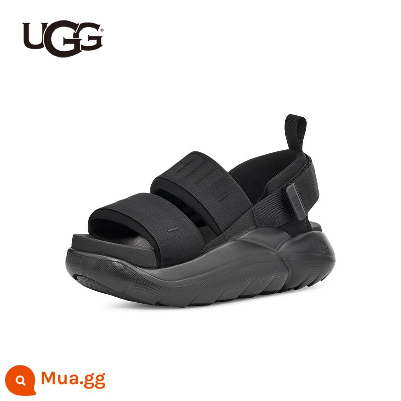 UGG2023 mùa hè mới cho các quý cô giải trí và thoải mái màu trơn hở mũi thời trang dép quai đế dày 1136814 - BLK | đen