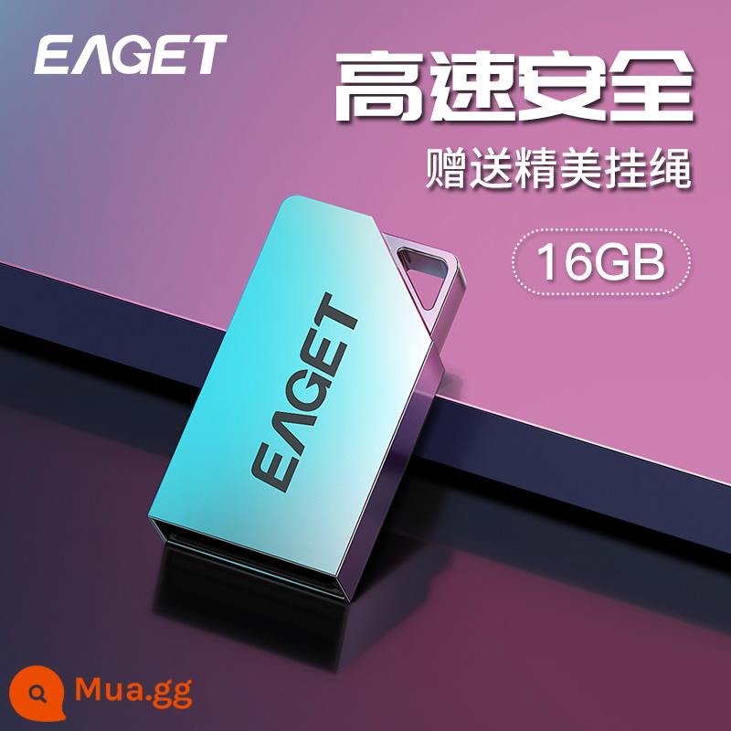 Yijie Đèn Flash 64GB Mini USB Kim Loại Tốc Độ Cao Di Động Điện Thoại Máy Tính 32G Mini Chống Nước 16 dung Lượng Lớn Xe Ô Tô - [16]Phiên bản tiêu chuẩn chính thức (tặng kèm dây treo xinh xắn)