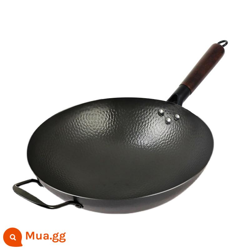 Đường kính nồi sắt dày 45cm Double -ar Frying Pot 40cm Stir -fry 36cm Tay cầm đơn - Chảo tay cầm đơn 34 cm (chỉ dành cho bếp từ)