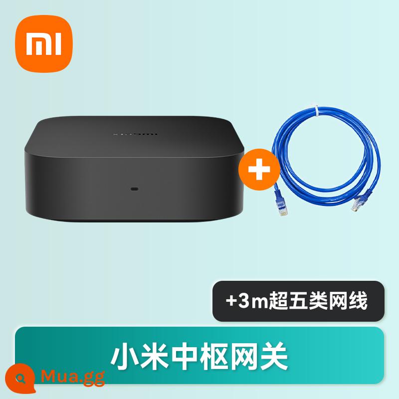 Xiaomi Hub Cửa Ngõ Nhà Đa Năng Bluetooth Lưới Cửa Ngõ Nhà Thông Minh Thiết Bị Điều Khiển Từ Xa Liên Kết 2 - [Đen] Cổng trung tâm [Gói cáp mạng 3 mét]