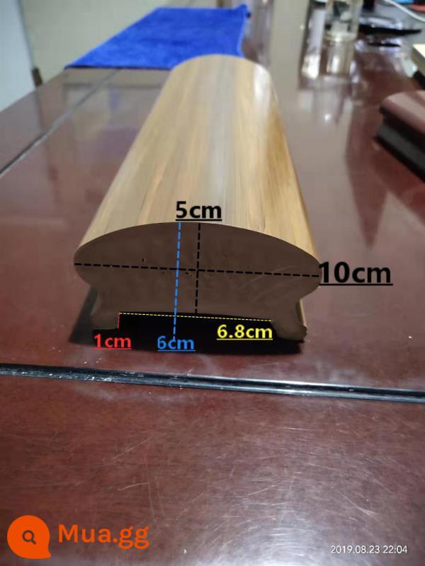 Moson PVC tay tay bắt chước gỗ hạt polymer Epoxy Epoxy Renin cầu thang chống lại các nhà sản xuất tay vịn - Model 160 (1 mét)