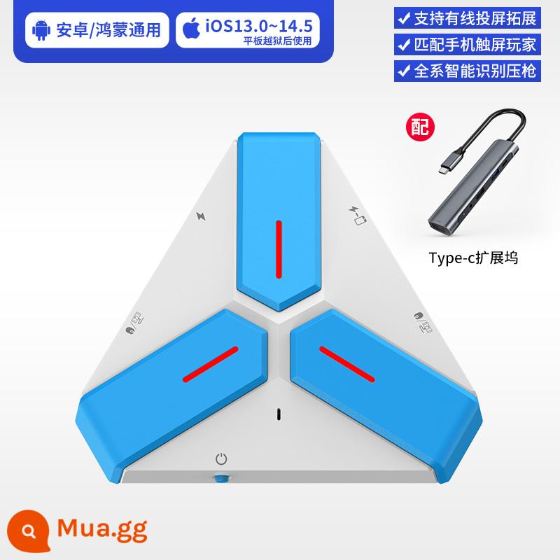 Jiaying War Shadow Throne Điện thoại di động Máy tính bảng Phím chuột Bộ chuyển đổi Trò chơi di động Ăn gà Thiết bị bên ngoài Bàn phím Chuột Android Apple - Trạm nối War Shadow+Type-c