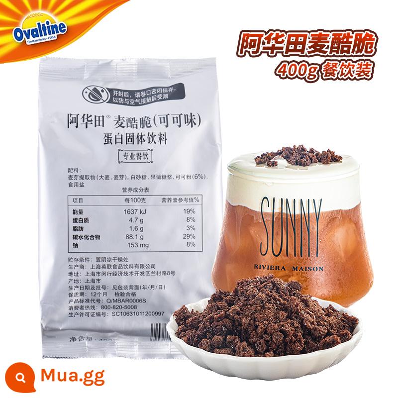 Ovaltine Công Thức Truyền Thống Mạch Nha Bột Ca Cao Sôcôla Nóng Pha Nước Giải Khát Bột Làm Bánh Cổ Điển Cùng Công Thức 1150G - Bánh mì giòn Ovaltine 400g