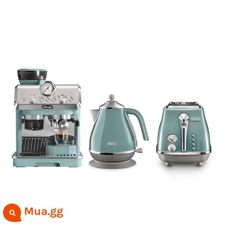 [Hàng mới] Máy pha cà phê Delonghi/Delonghi EC9155.YE xay bán tự động 1 hộ gia đình nhỏ của Ý - Sardinia xanh