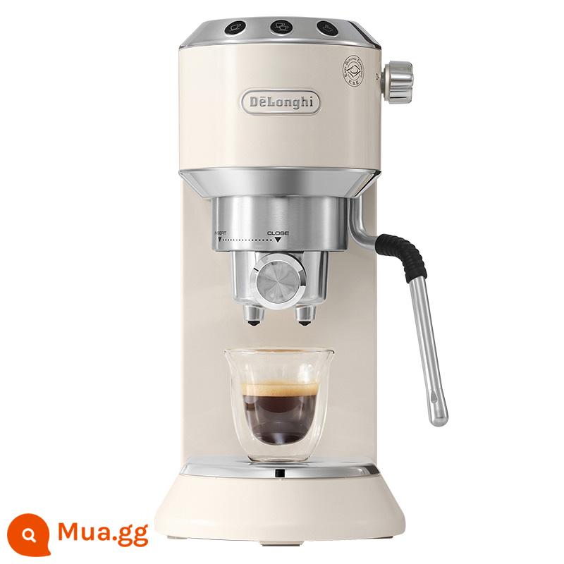 [Sản phẩm mới] Máy pha cà phê bán tự động Delonghi/Delonghi EC885.CR bọt sữa hơi nước nhỏ bằng thép không gỉ - kem trắng