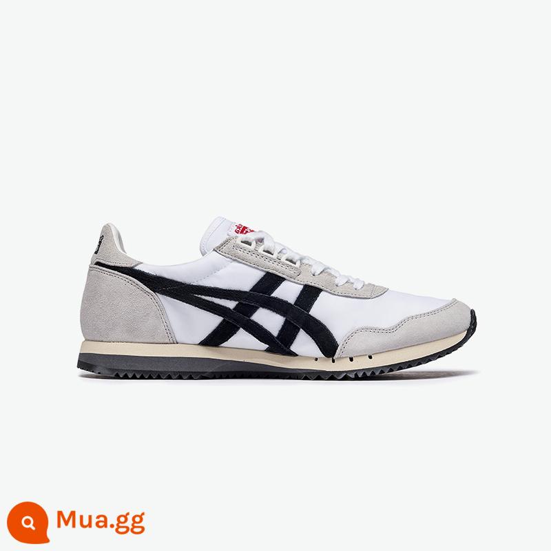 Onitsuka Tiger Onitsuka Tiger DUALIO Họa tiết móng vuốt hổ Retro Giày đế dày dành cho nam và nữ Giày nhẹ thông thường - Trắng/Đen (size bình thường cho chân gầy, size lớn hơn 1/2 cho chân mập)