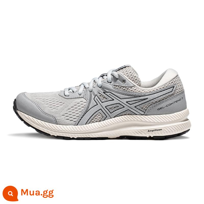 Giày chạy bộ nam nữ đệm thoáng khí chính hãng ASICS GEL-CONTEND 7 Giày thể thao đôi - màu xám [nữ]