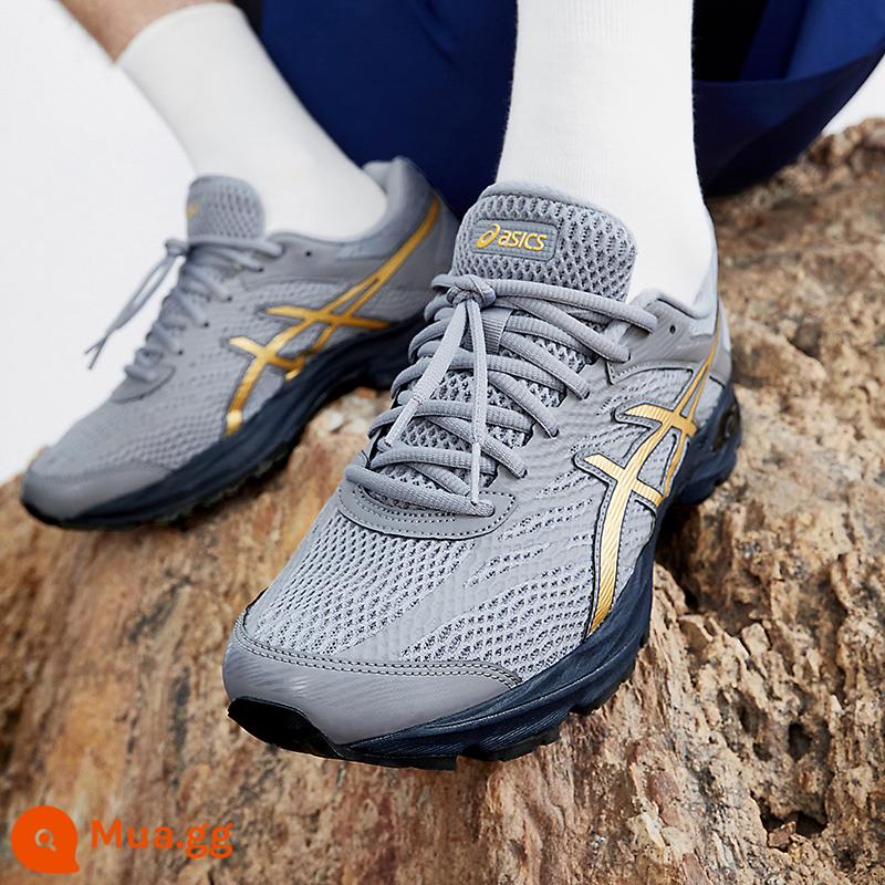 Giày chạy bộ nam ASICS Arthur GEL-FLUX 4 Đệm thoáng khí Giày thể thao thông thường nhẹ - xám nhạt